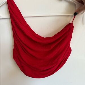 Free People one shoulder top